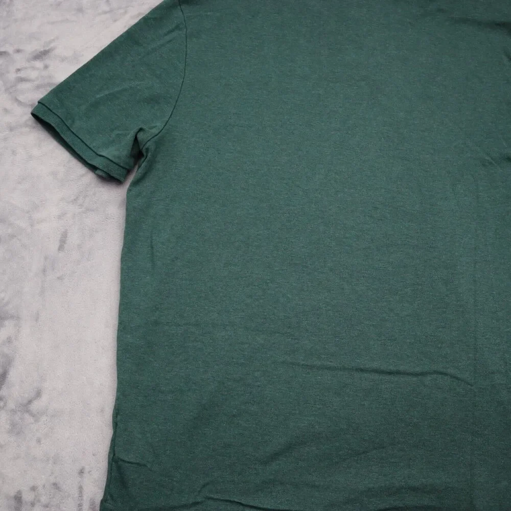 Polo Ralph Lauren Shirt Mens XL Extra Green Polo Rugby Casual Dress Pony
